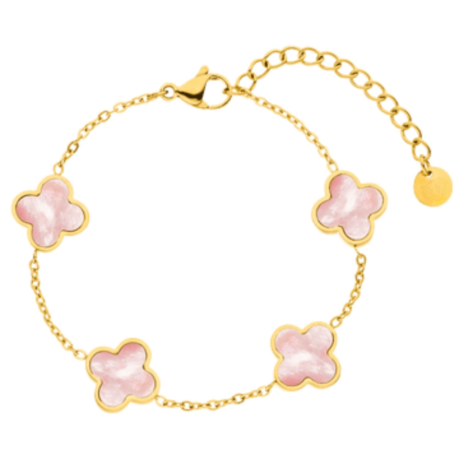 Rosa Clover Armband